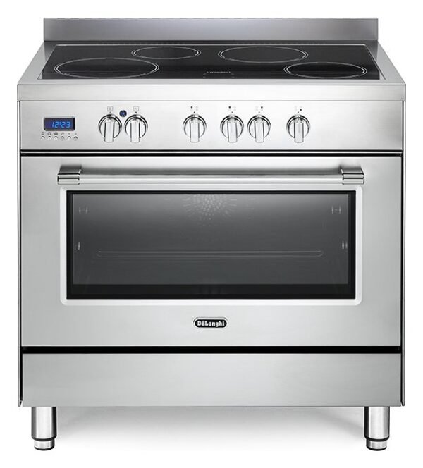 De Longhi PRO96MXIN Professional Cuisine électrique cm. 90 - 4 zones d'induction - acier inoxydable