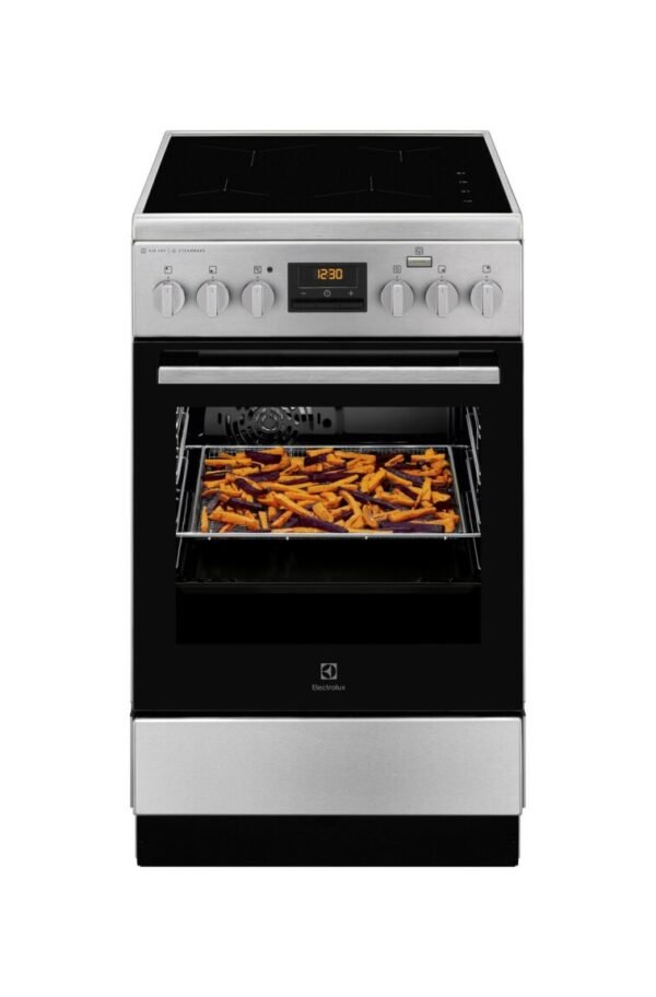 Electrolux LKI564201X Approche cuisine cm. 50 - 4 zones induction + 1 four électrique - inox