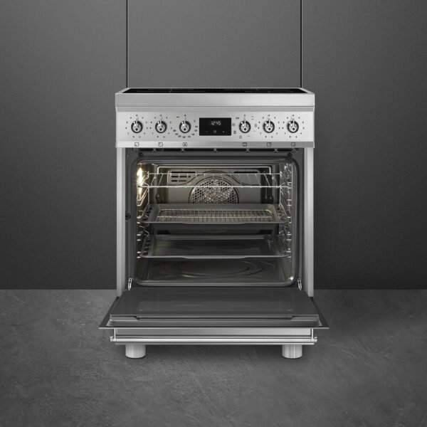Smeg C6IMXM2 Classica Approche cuisine cm. 60x60 - 4 zones induction + 1 four électrique - inox - Image 9