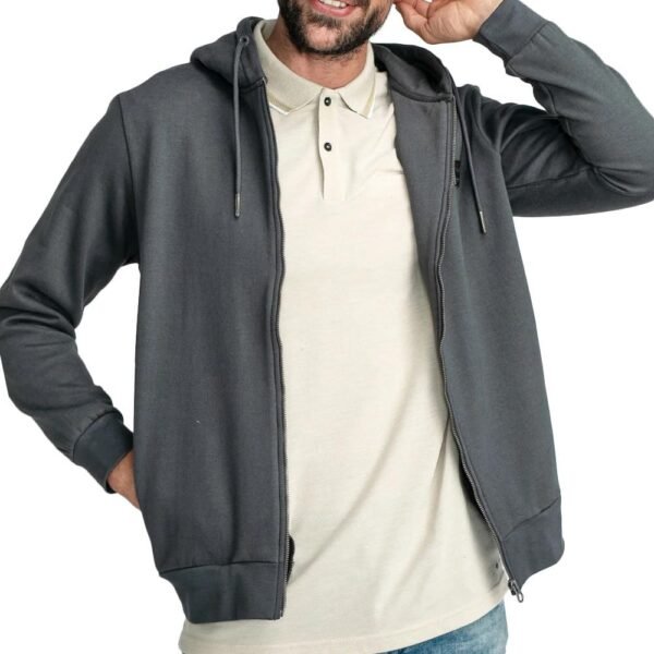 Sweat à Capuche Gris Homme Petrol Industries Sweater - Image 2