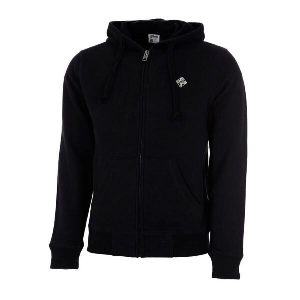 Sweat zippé marine Homme Schott Badge - Image 3