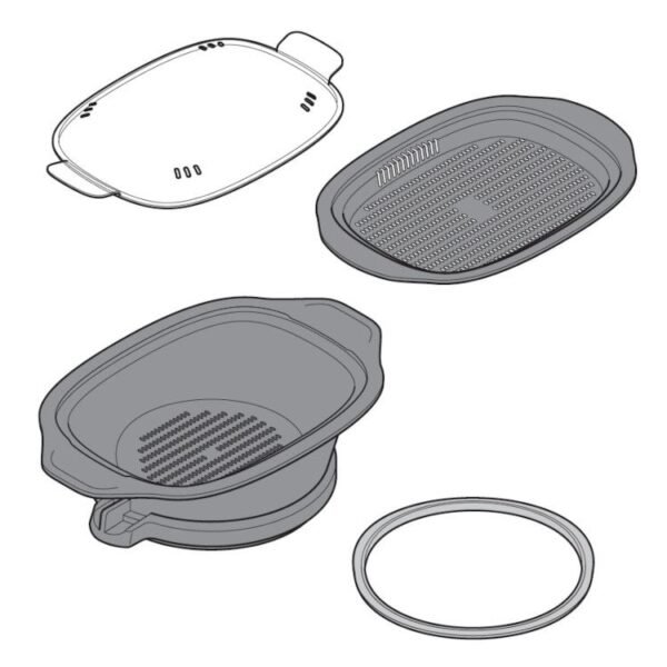 Set d'accessoires de cuisson vapeur, 4 pcs. - Image 2
